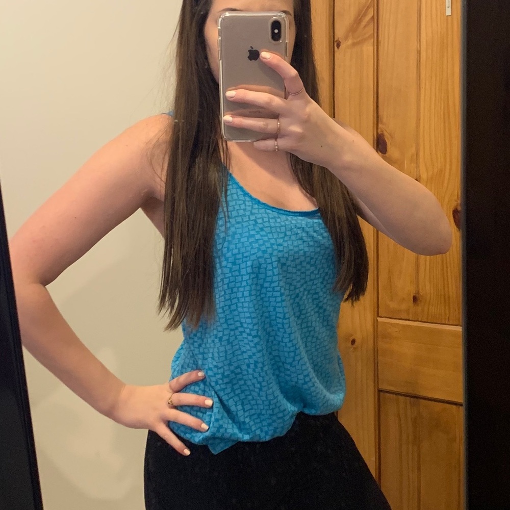 Under Armour blue tank top